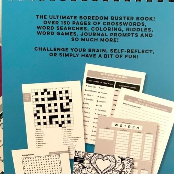 Just Be Happy, Make Today Better Brain Teasers + Activity Books, Both NEW - Picture 3 of 6